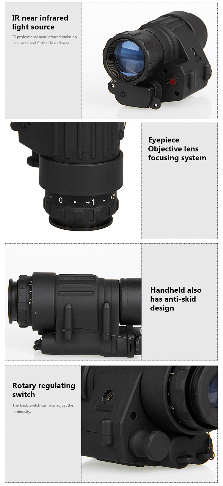 PVS-14 táctico de fábrica, mira de visión nocturna con adaptador de montaje de rhino para casco de caza, dragón táctico, E.T, 1 Juego PVS-14 táctico de fábrica, mira de visión nocturna con adaptador de montaje de rhino para casco de caza, dragón táctico, E.T, 1 Juego