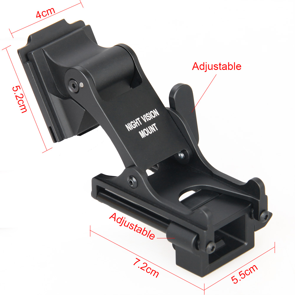 PVS-14 táctico de fábrica, mira de visión nocturna con adaptador de montaje de rhino para casco de caza, dragón táctico, E.T, 1 Juego PVS-14 táctico de fábrica, mira de visión nocturna con adaptador de montaje de rhino para casco de caza, dragón táctico, E.T, 1 Juego