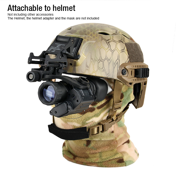 PVS-14 táctico de fábrica, mira de visión nocturna con adaptador de montaje de rhino para casco de caza, dragón táctico, E.T, 1 Juego PVS-14 táctico de fábrica, mira de visión nocturna con adaptador de montaje de rhino para casco de caza, dragón táctico, E.T, 1 Juego