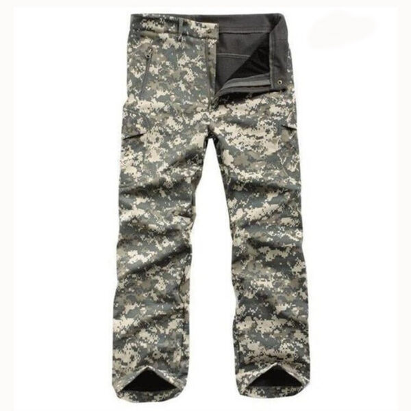 Pantalon cargo impermeables Softshell para hombre, Outdoor Montaña Trabajo - Imagen 4