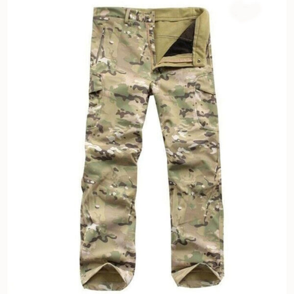 Pantalon cargo impermeables Softshell para hombre, Outdoor Montaña Trabajo - Imagen 2