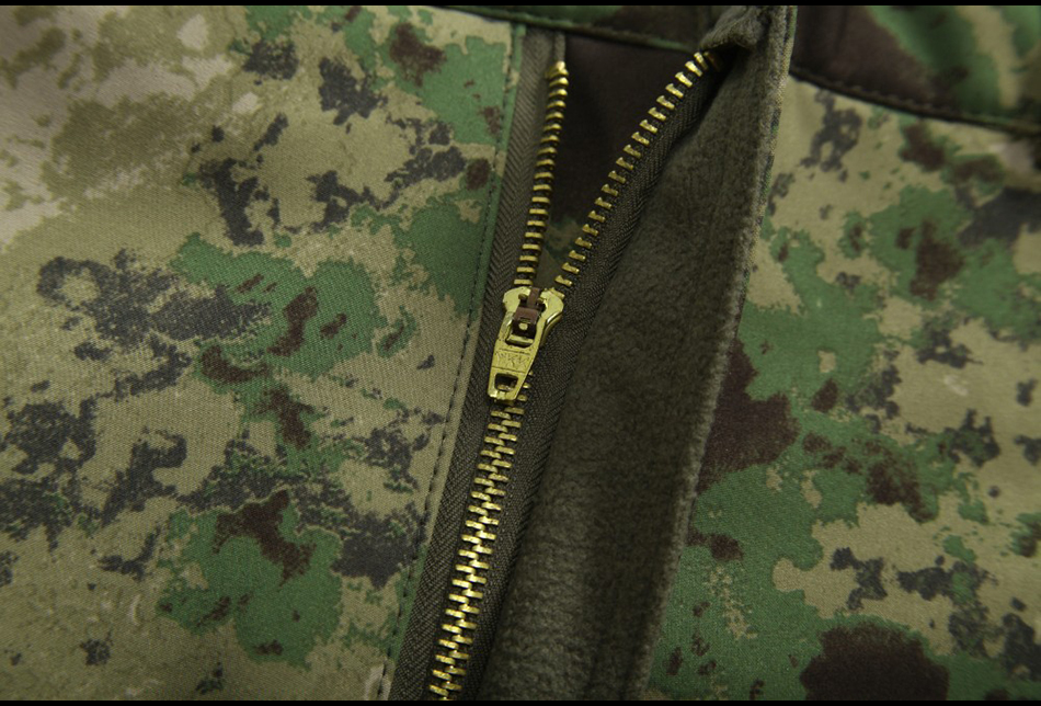 TAD-Pantalones impermeables de piel de tiburón para hombre, calzas de lana para exteriores, senderismo, escalada, Camuflaje CS, caza, ejército militar