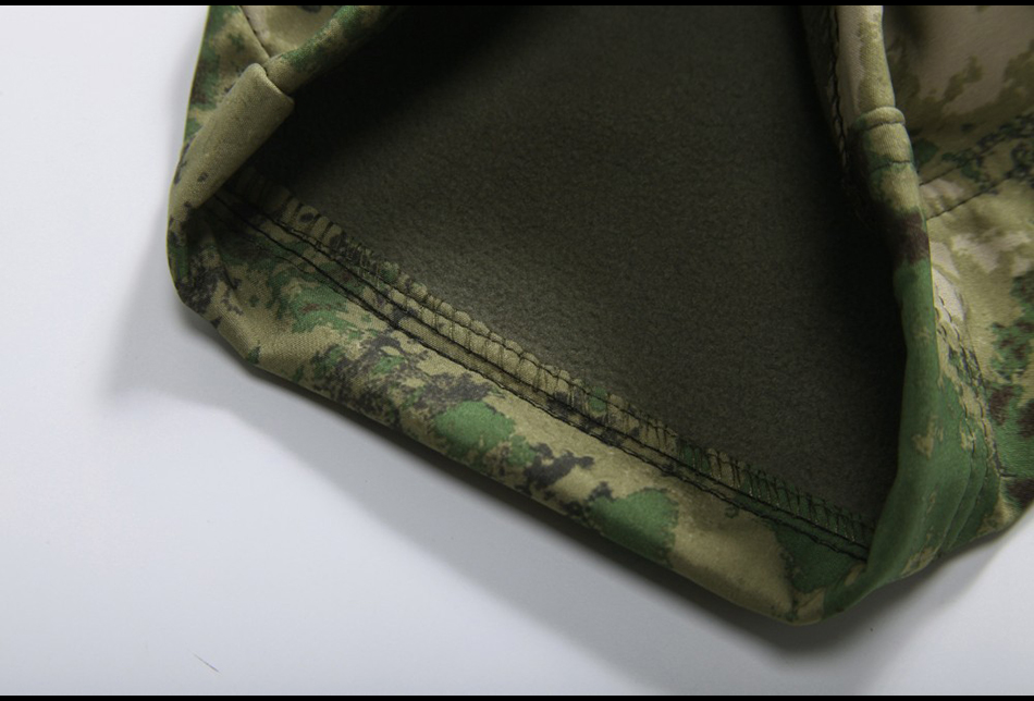 TAD-Pantalones impermeables de piel de tiburón para hombre, calzas de lana para exteriores, senderismo, escalada, Camuflaje CS, caza, ejército militar