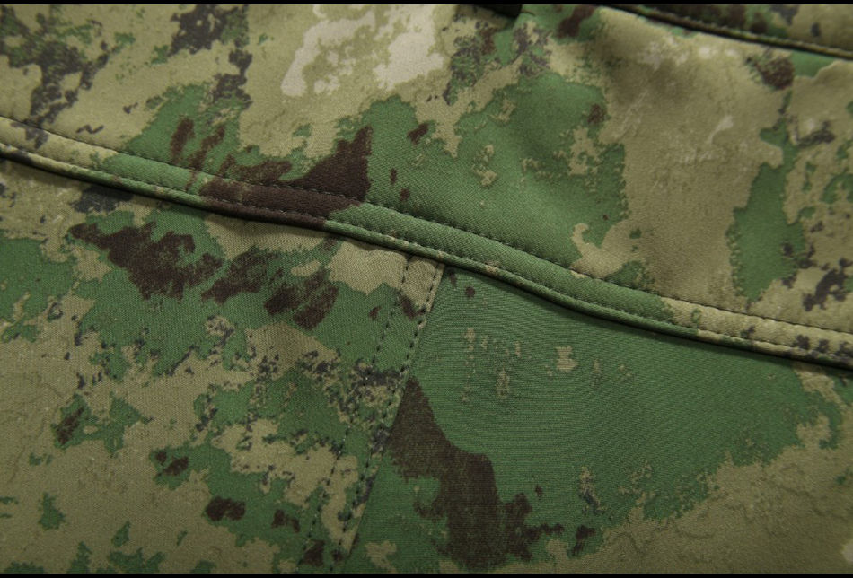 TAD-Pantalones impermeables de piel de tiburón para hombre, calzas de lana para exteriores, senderismo, escalada, Camuflaje CS, caza, ejército militar