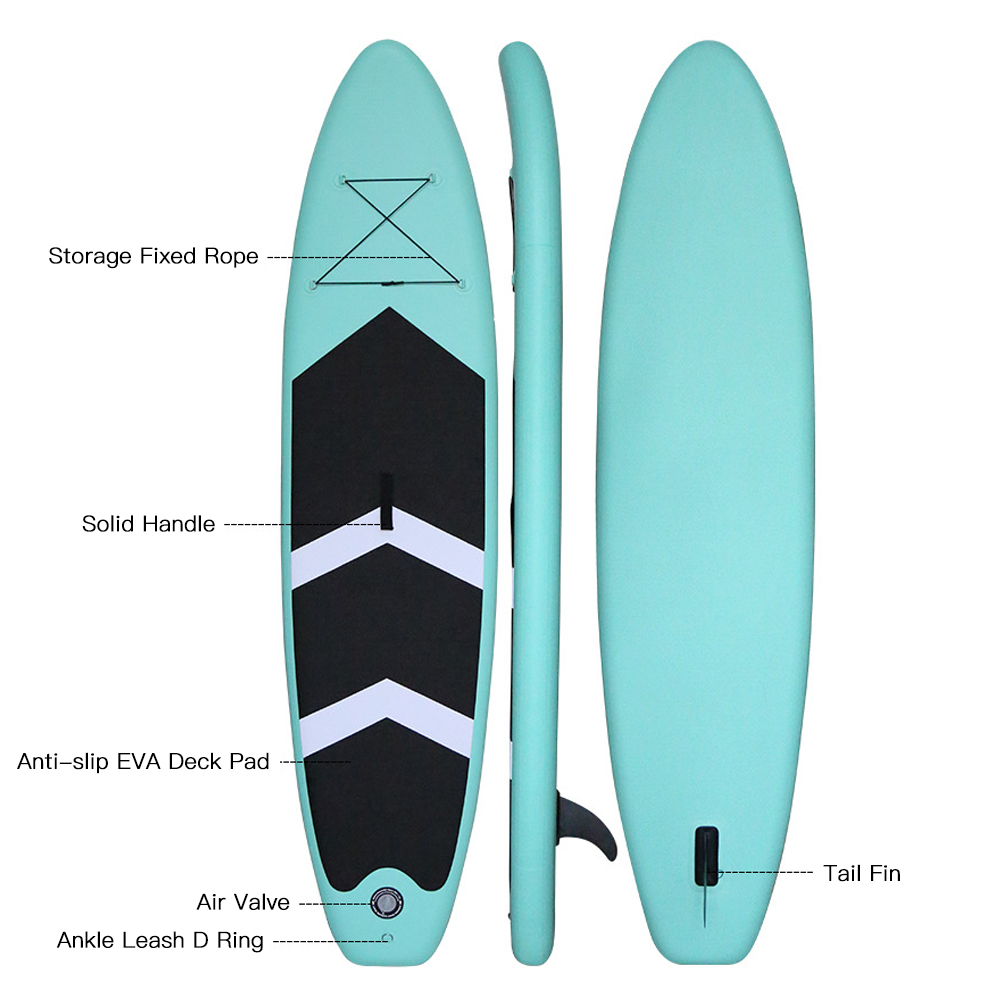 Tabla paddle surf hinchable Tabla de Surf ultraligera, Kit de reparación de bomba de aire, correa de pie
