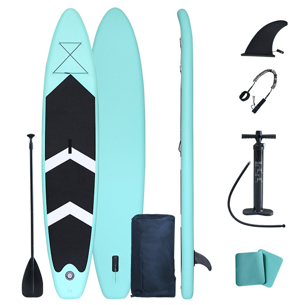 Tabla paddle surf hinchable Tabla de Surf ultraligera, Kit de reparación de bomba de aire, correa de pie