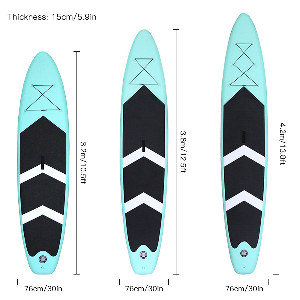 Tabla paddle surf hinchable Tabla de Surf ultraligera, Kit de reparación de bomba de aire, correa de pie