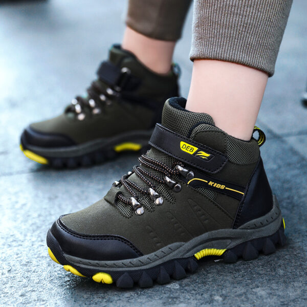 Zapatos deportivos de senderismo para niños, zapatillas de Trekking antideslizantes - Imagen 2