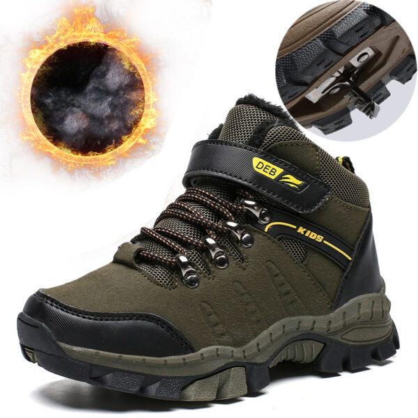 Zapatos deportivos de senderismo para niños, zapatillas de Trekking antideslizantes