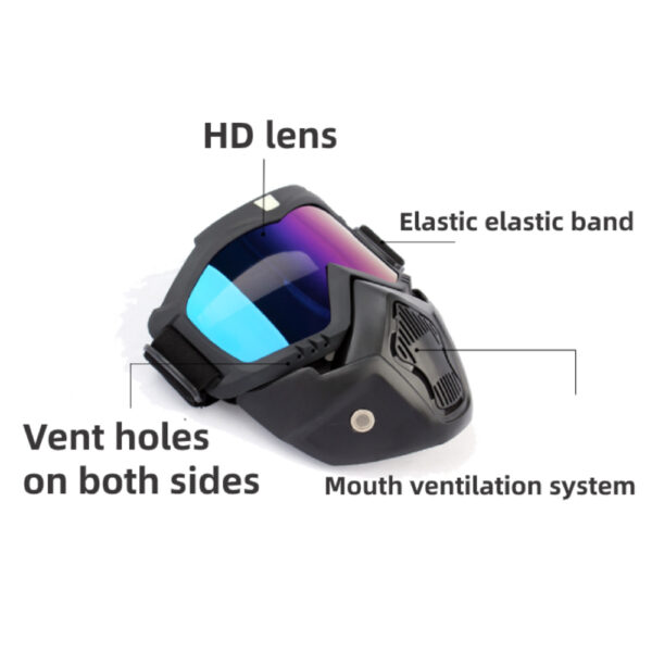 Gafas tácticas de cara completa, Paintball Deportes extremos - Imagen 3
