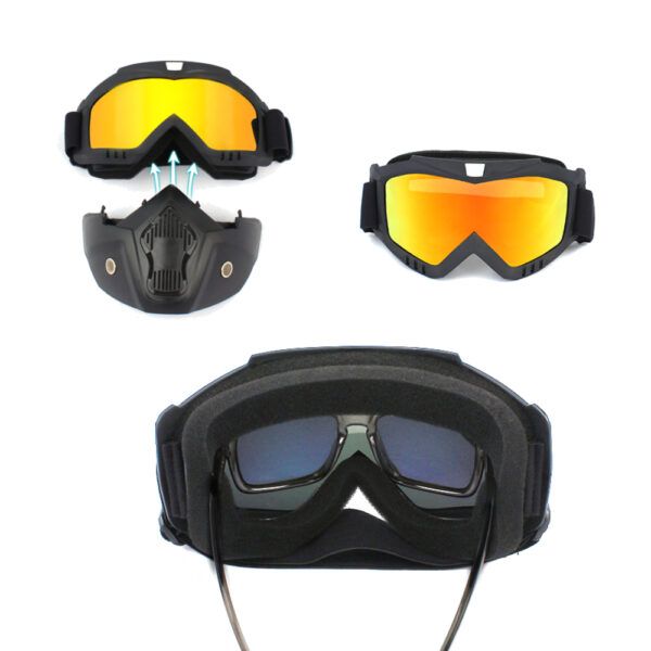 Gafas tácticas de cara completa, Paintball Deportes extremos - Imagen 4