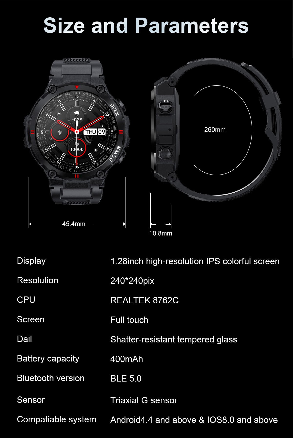LEMFO K22 reloj inteligente hombre relogio inteligente smart watch Llamada Bluetooth relojes inteligentes Esfera de reloj personalizada reloj smartwatch 2022 400 mAh 30 Days Standby VS t rex pro IP67 a prueba de agua