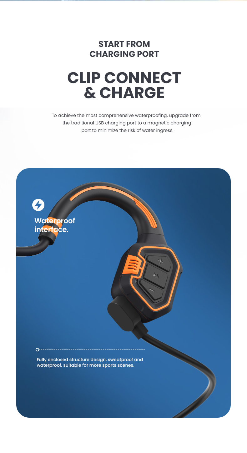 Auriculares de conducción ósea para Xiaomi y Huawei, cascos inalámbricos impermeables IPX8, deportivos, para correr al aire libre, Bluetooth 5,1 Auriculares de conducción ósea para Xiaomi y Huawei, cascos inalámbricos impermeables IPX8, deportivos, para correr al aire libre, Bluetooth 5,1