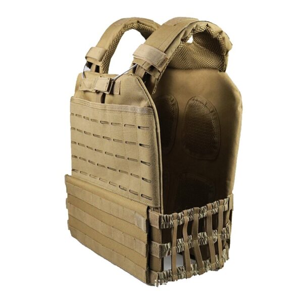 Chaleco táctico militar con porta  de placa pesada con sistema Molle, chaleco pesado para entrenamiento - Imagen 2