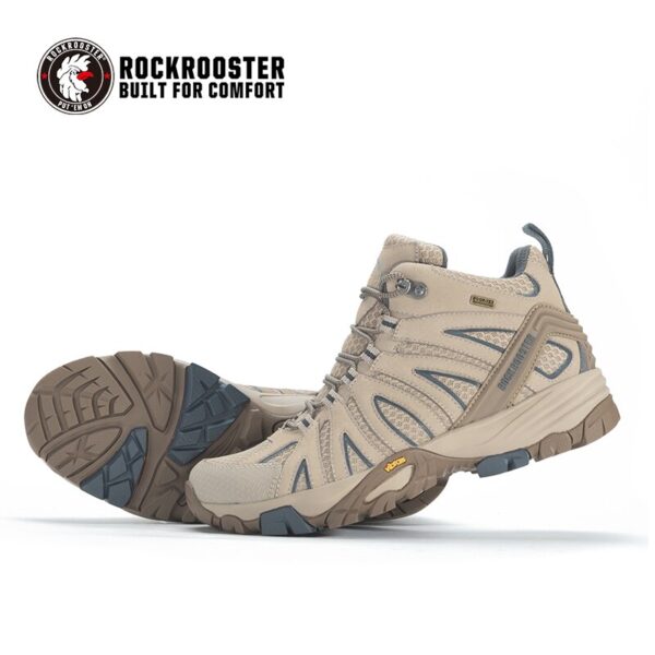 ROCKROOSTER-Zapatillas militares impermeables antideslizantes, botas de combate transpirables para senderismo en el desierto - Imagen 5