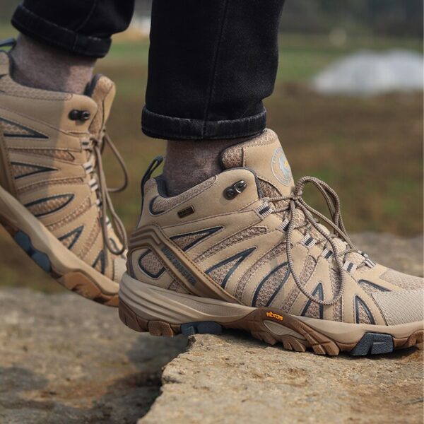 ROCKROOSTER-Zapatillas militares impermeables antideslizantes, botas de combate transpirables para senderismo en el desierto - Imagen 2