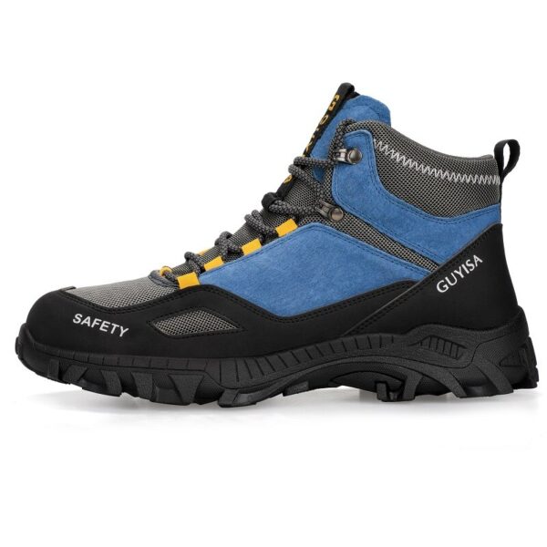 Zapatos de seguridad, botin de trabajo indestructibles con punta de acero, antideslizantes y antigolpes, zapatillas de trabajo cómodas - Imagen 4