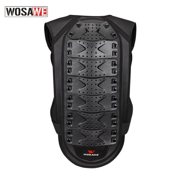 WOSAWE-Jofa Proteccion moto Chaqueta  de motocicleta, chaleco de elástica, equipo de carreras, Motocross, ropa de protección corporal - Imagen 4