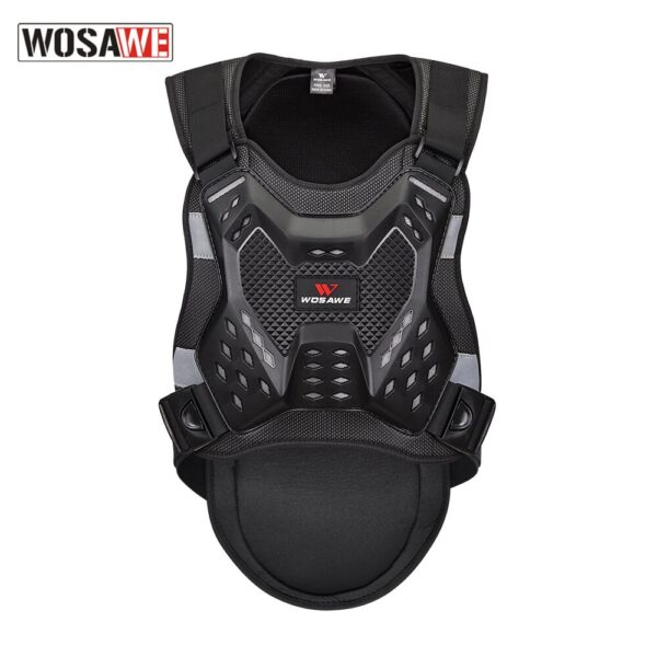 WOSAWE-Jofa Proteccion moto Chaqueta  de motocicleta, chaleco de elástica, equipo de carreras, Motocross, ropa de protección corporal - Imagen 3