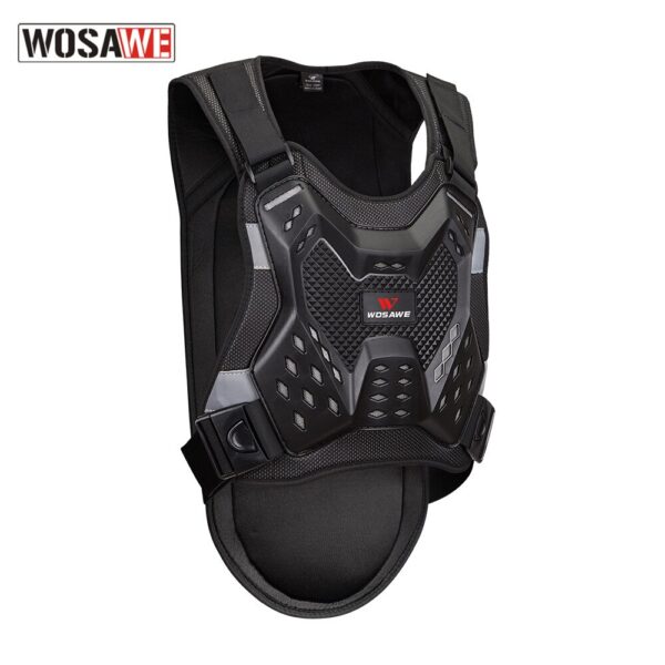 WOSAWE-Jofa Proteccion moto Chaqueta  de motocicleta, chaleco de elástica, equipo de carreras, Motocross, ropa de protección corporal - Imagen 5
