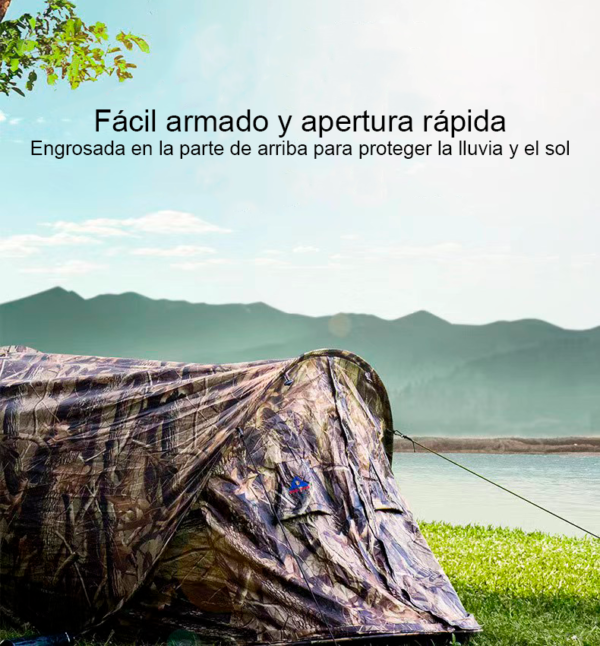 Carpa de camping autoarmado diseo hoja - Imagen 4