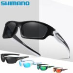 SHIMANO-gafas de sol Uv400, lentes de sol polarizadas clásicas antiultravioleta para conducción y montañismo al aire libre, nuevas