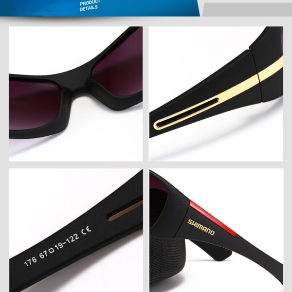 SHIMANO- Gafas De Sol polarizadas para hombre, lentes deportivas para conducir, equipo De pesca - Imagen 4