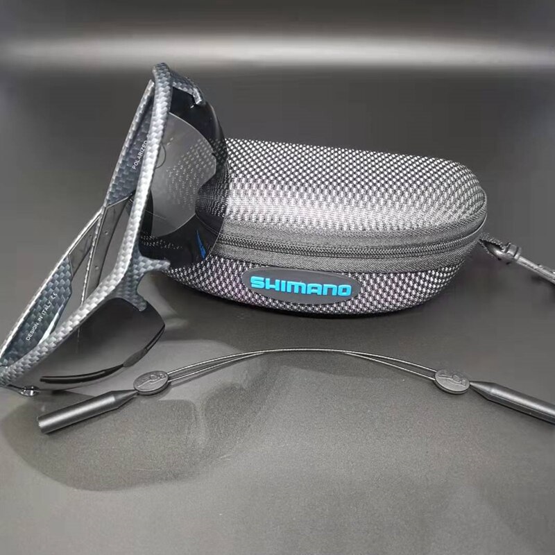 Shimano-gafas de sol polarizadas para hombre y mujer, lentes cuadradas de alta calidad para conducir, acampar, senderismo, pesca, ciclismo, UV400, SR-39