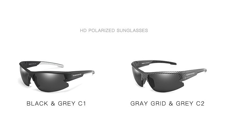 Shimano-gafas de sol polarizadas para hombre y mujer, lentes cuadradas de alta calidad para conducir, acampar, senderismo, pesca, ciclismo, UV400, SR-39