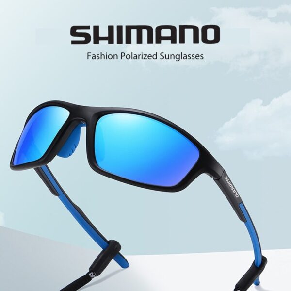 Shimano-Gafas de sol polarizadas para hombre y mujer, lentes cuadradas de alta calidad para conducir, acampar, senderismo, pesca, ciclismo, UV400, SR-39 - Imagen 6
