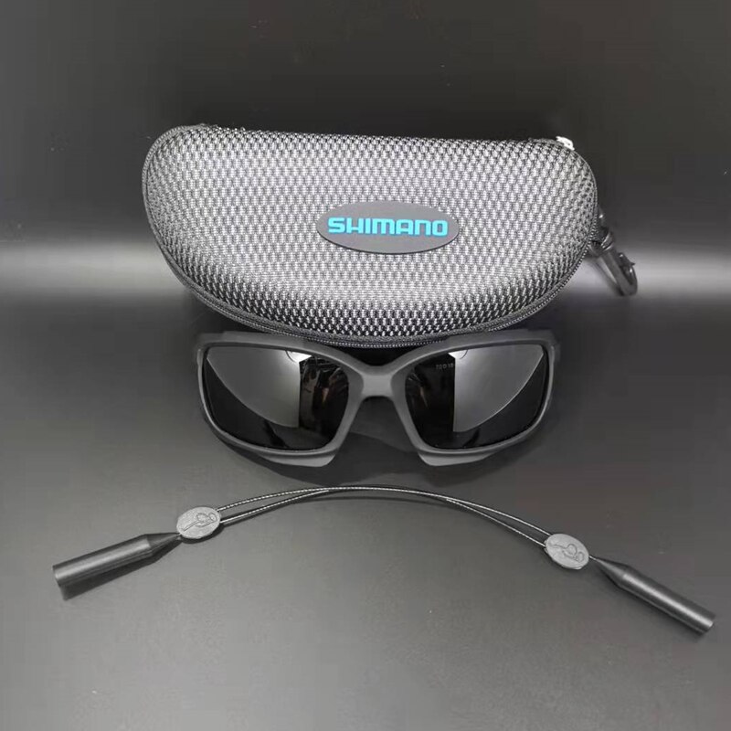 Shimano-gafas de sol polarizadas para hombre y mujer, lentes cuadradas de alta calidad para conducir, acampar, senderismo, pesca, ciclismo, UV400, SR-39