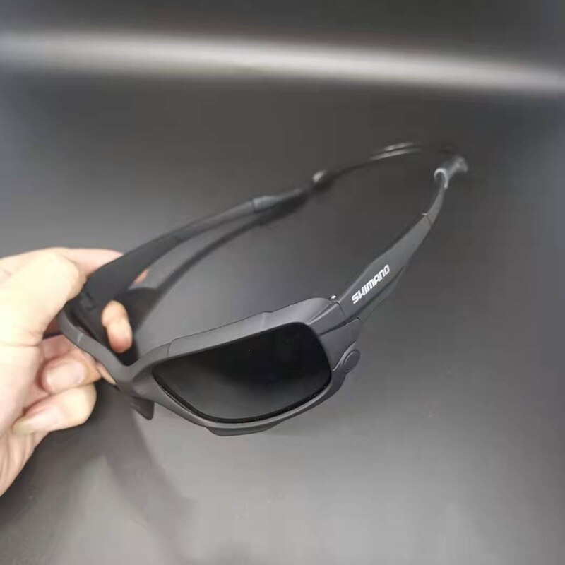 Shimano-gafas de sol polarizadas para hombre y mujer, lentes cuadradas de alta calidad para conducir, acampar, senderismo, pesca, ciclismo, UV400, SR-39