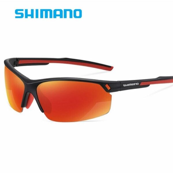 Shimano-Gafas de sol polarizadas para hombre y mujer, lentes cuadradas de alta calidad para conducir, acampar, senderismo, pesca, ciclismo, UV400, SR-39 - Imagen 2