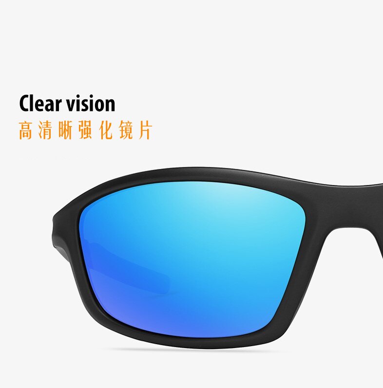 Shimano-gafas de sol polarizadas para hombre y mujer, lentes cuadradas de alta calidad para conducir, acampar, senderismo, pesca, ciclismo, UV400, SR-39