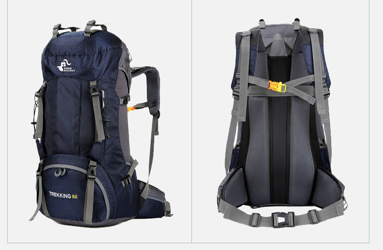 Mochila impermeable de 60L para exteriores, bolsa de escalada, montañismo, senderismo, Molle, deporte, escalada, novedad de 2022