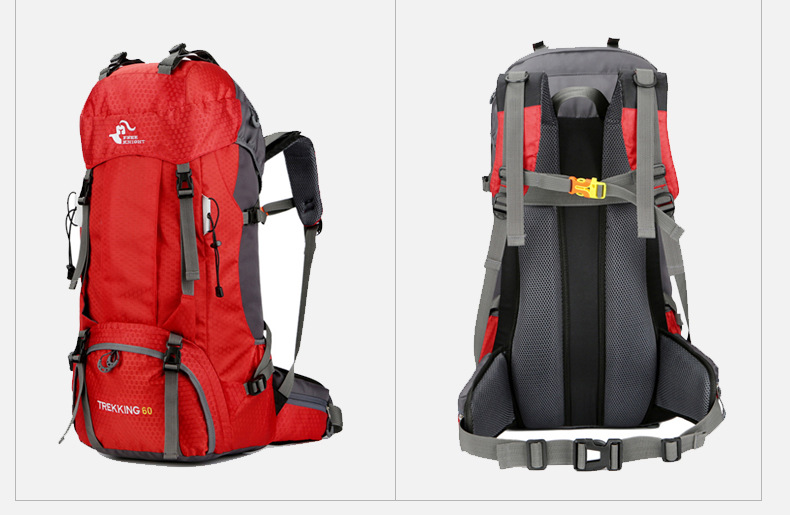 Mochila impermeable de 60L para exteriores, bolsa de escalada, montañismo, senderismo, Molle, deporte, escalada, novedad de 2022
