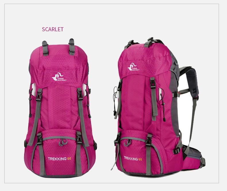 Mochila impermeable de 60L para exteriores, bolsa de escalada, montañismo, senderismo, Molle, deporte, escalada, novedad de 2022