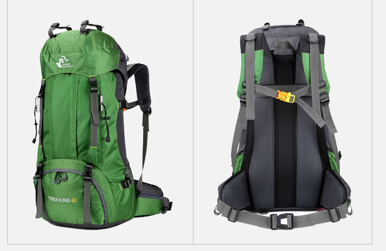 Mochila impermeable de 60L para exteriores, bolsa de escalada, montañismo, senderismo, Molle, deporte, escalada, novedad de 2022