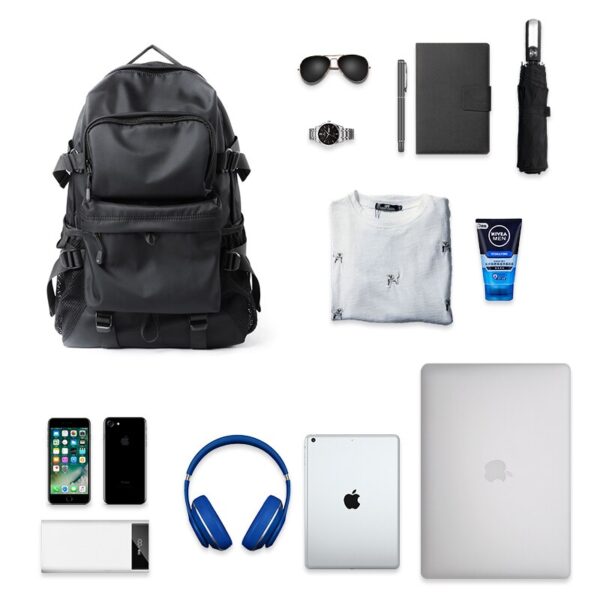Mochila Oxford antirrobo para hombre y mujer, bolsa escolar a prueba de salpicaduras, diseño multifuncional de gran capacidad - Imagen 5
