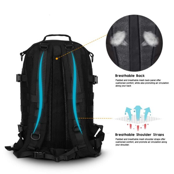 Mochila táctica Molle  24 L  viaje Camping senderismo Trekking - Imagen 2