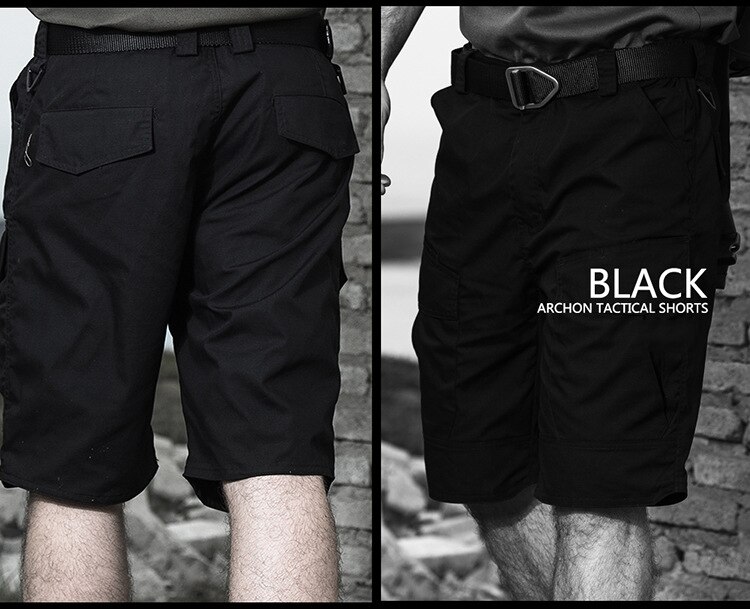 ReFire Gear-pantalones cortos militares para hombre, Shorts tácticos de camuflaje impermeables, informales, sueltos, de algodón, para verano