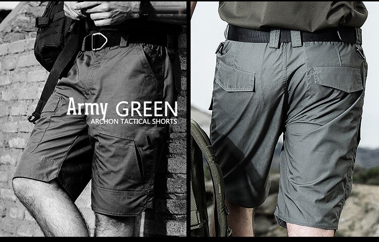 ReFire Gear-pantalones cortos militares para hombre, Shorts tácticos de camuflaje impermeables, informales, sueltos, de algodón, para verano
