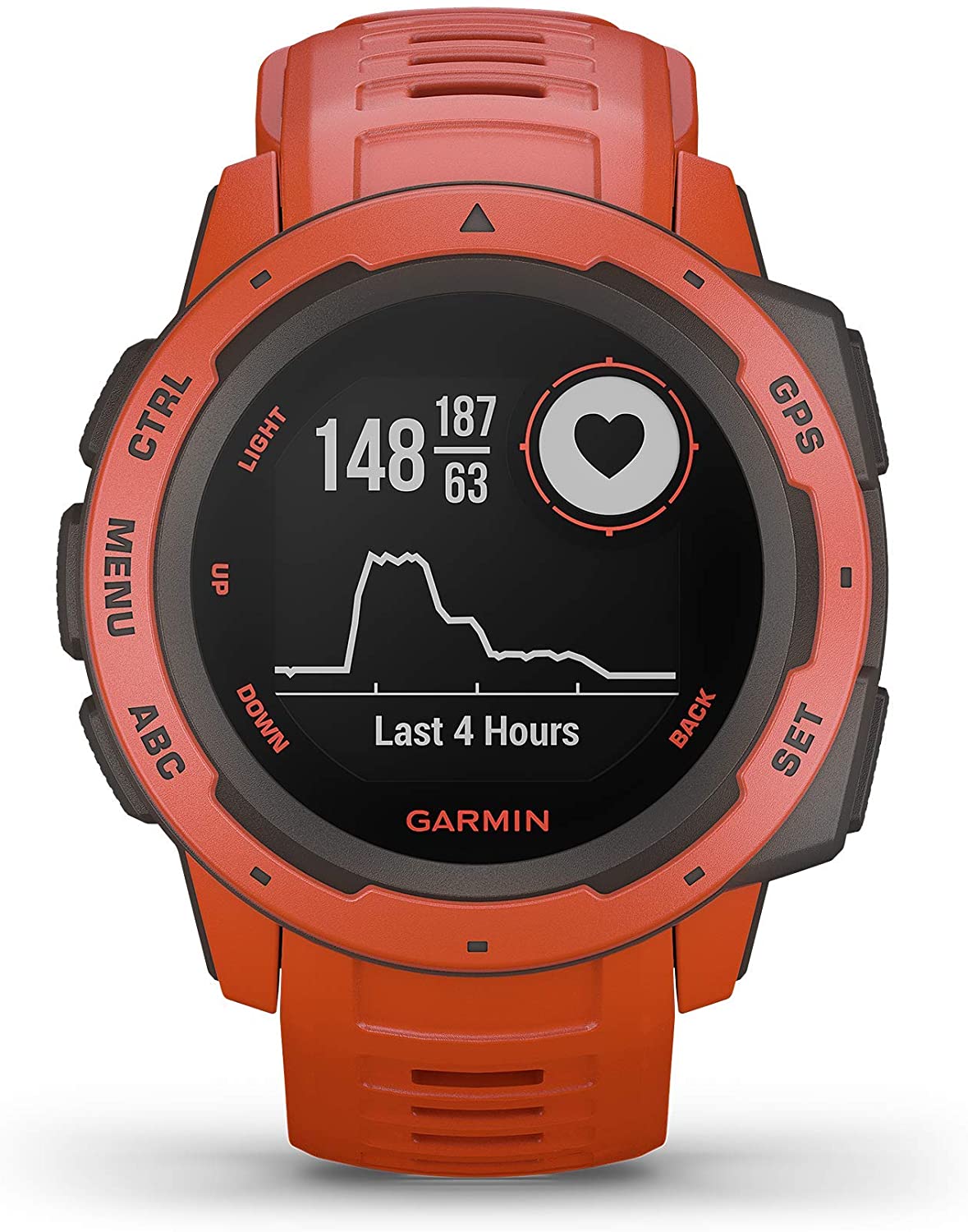 Garmin Instinct-reloj inteligente para exteriores, dispositivo resistente con GPS, con Glonass y Galileo, control del ritmo cardíaco, brújula de 3 ejes