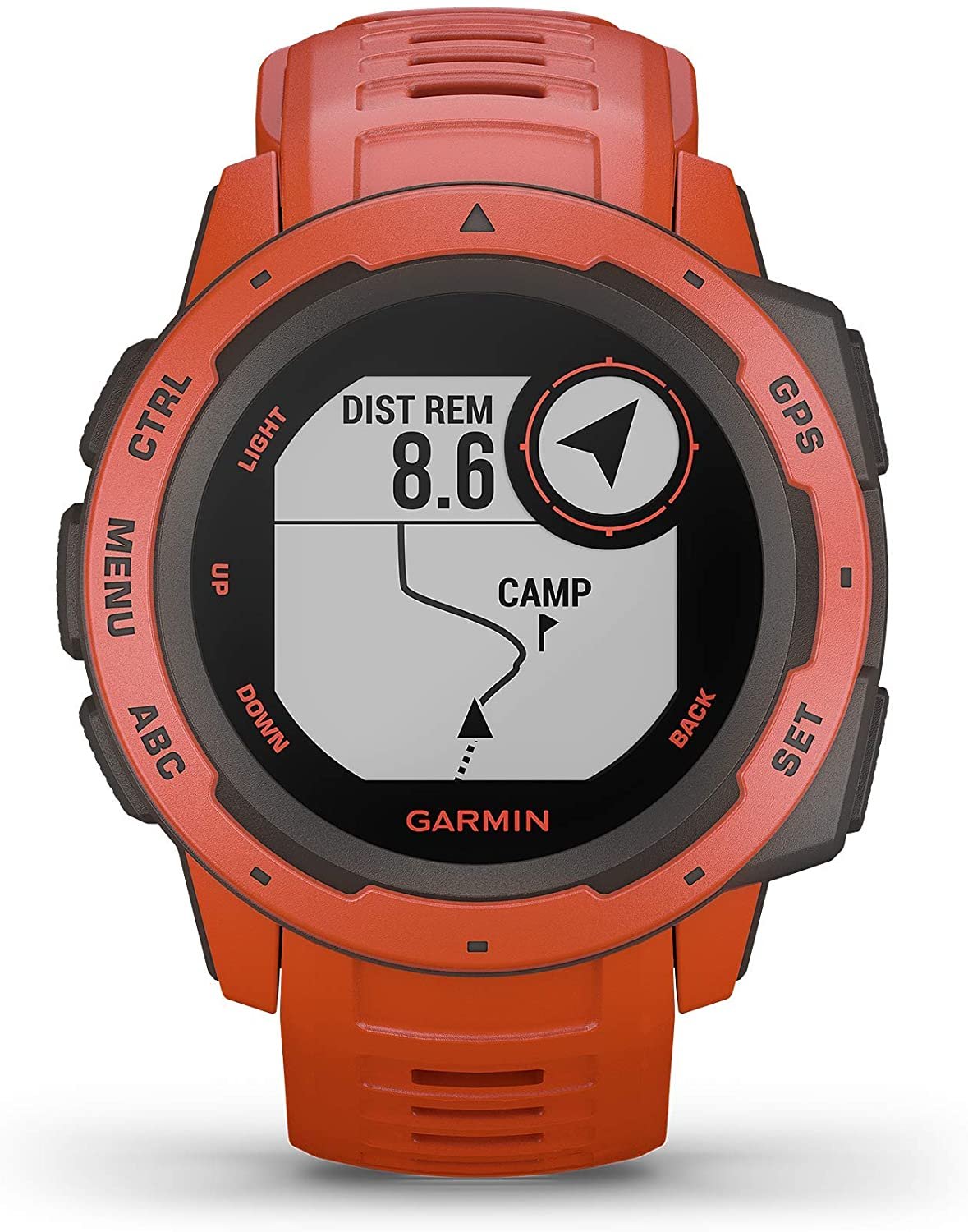 Garmin Instinct-reloj inteligente resistente con GPS, Glonass y Galileo, control del ritmo cardíaco, brújula de 3 ejes