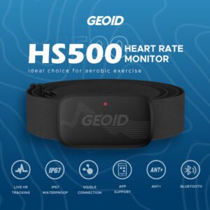 GEOID-Monitor de ritmo cardíaco para Wahoo, Garmin Zwift, correa de pecho con Sensor ANT, Bluetooth, modo Dual, deportivo, HRM, banda medidora de ritmo