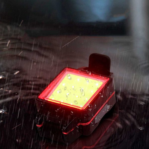 Luz trasera recargable cilismo led rojo