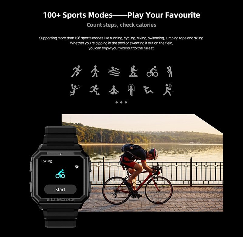 NORTH EDGE-reloj inteligente deportivo para hombre, dispositivo resistente al agua IP68, con GPS, GLONASS, GALILEO, seguimiento del ritmo cardíaco, SpO2, 2022