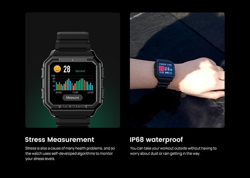NORTH EDGE-reloj inteligente deportivo para hombre, dispositivo resistente al agua IP68, con GPS, GLONASS, GALILEO, seguimiento del ritmo cardíaco, SpO2, 2022