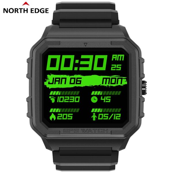 NORTH EDGE-reloj inteligente Outdoor,  resistente al agua IP68, con GPS, GLONASS, GALILEO, seguimiento del ritmo cardíaco, SpO2, 2022 - Imagen 2