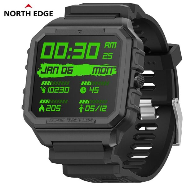 NORTH EDGE-reloj inteligente Outdoor,  resistente al agua IP68, con GPS, GLONASS, GALILEO, seguimiento del ritmo cardíaco, SpO2, 2022